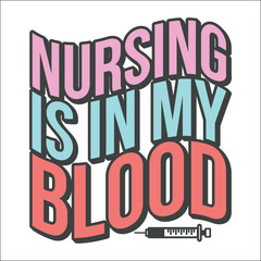 Retro Nurse Valentine EPS Design, Nurse EPS