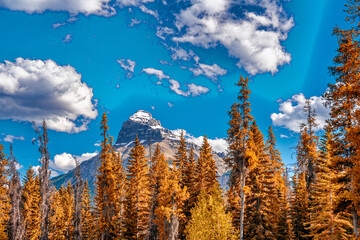 Mountains around Johnston Canyon, Banff