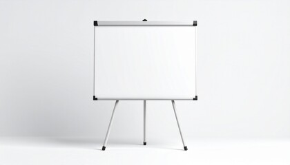easel with blank canvas