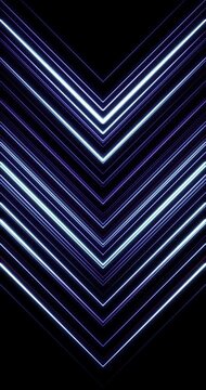 Fractal lines corner. 4K Vertical. Loop