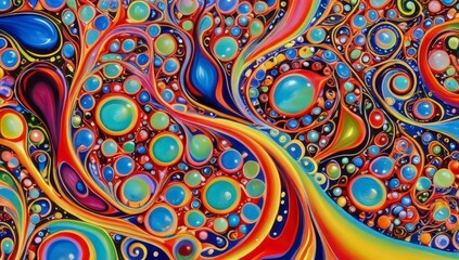 Modern Abstract Art Backdrop