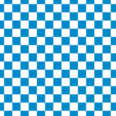 Fototapeta premium Bavarian blue and white checkerboard seamless pattern