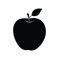apple on black