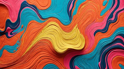 Modern Abstract Art Backdrop