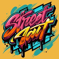 graffiti pop art illustration