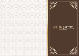 Elegant Luxury Geometric Pattern and Frame Background with Ornate Borders
