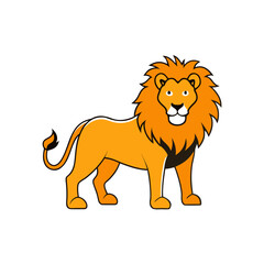 Obraz premium lion vector illustration