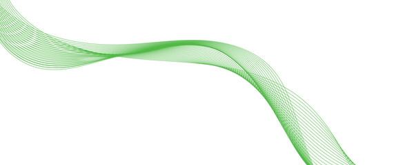 Abstract green wave vector background