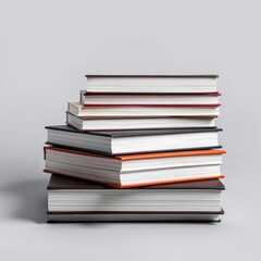 Stacked books as cover mock up book mockup blank template professional presentation blank empty  creative composition versatile use  professional lighting expert styling hi