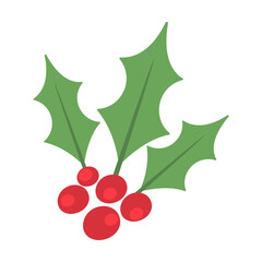Christmas Holly Free Icon