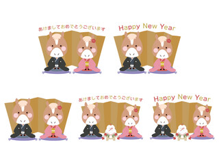 午年挿絵セット2
