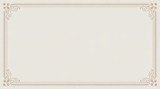 Elegant certificate border frame template vector design for invitation and diploma background use