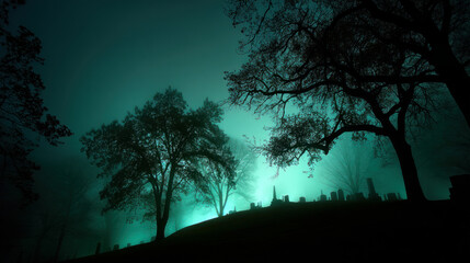 Fototapeta premium Halloween Halloween with orange pumpkin, beautiful background for advertising, fun on the scariest night.