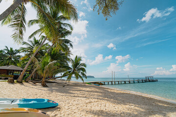 Ao Taphao beach on Koh Kood island, Thailand 