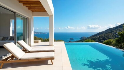 Luxurious Cliffside Villa with Private Pool Ocean Views & Relaxing Getaway