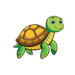 Minimalist turtle vector, Clean turtle graphic for branding