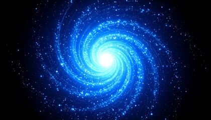 Spiral galaxy of light