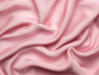 Obraz premium Seamless soft pink silk background with cozy lighting and gentle fabric motion