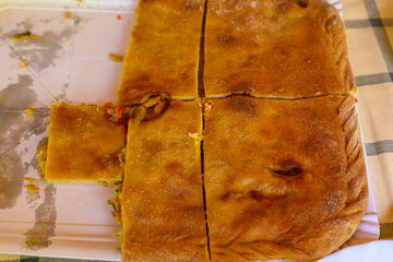 A classic spanish appetizer or main course ready to be served family meal concept