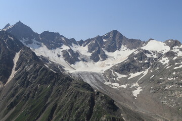 Fototapeta premium mountain landscape with snow
