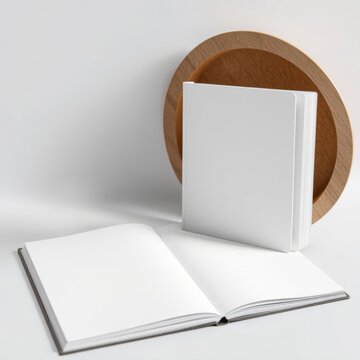 Libro blanco book mockup blank template professional presentation blank empty  creative composition versatile use  professional lighting expert styling high-quality imagery