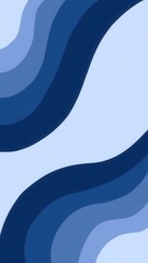 Waves of calm — where deep blue meets soft serenity.