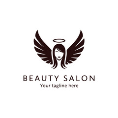 Fototapeta premium Beauty salon logo design vector.