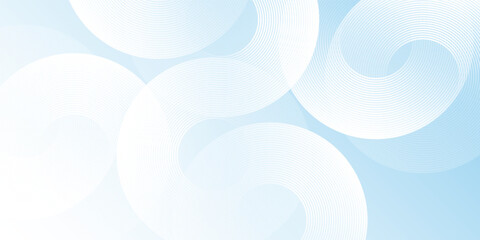 Simple minimalist banner background, pastel colorful, blue and white art modern design