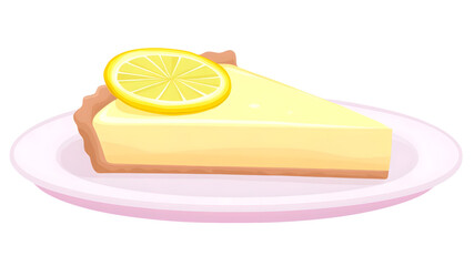 Delicious lemon meringue pie kitchen food photography bright setting top view sweet treat