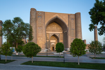 The Bibi-Khanym Mosque in Samarkand