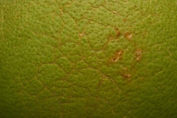 Surface of Local Pomelo Skin with Fine Cracks from Heat and Manual Harvesting_2