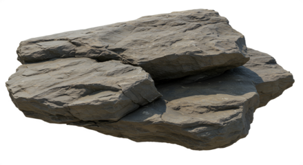 Large Textured Rock with Natural Formations