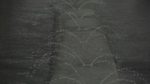 Rue arros&eacute; d'eau chaude en hiver au Japon
