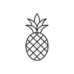 Outline of a fruit on transparent background