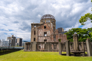 Genbaku Dome ruins at Hiroshima Peace Memorial, Japan