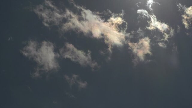 evaporation nuage dans le ciel