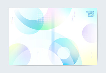 기하 도형 그라데이션 백그라운드