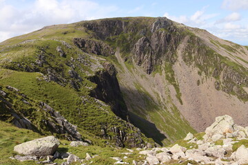 Lake district national park Buttermere fells