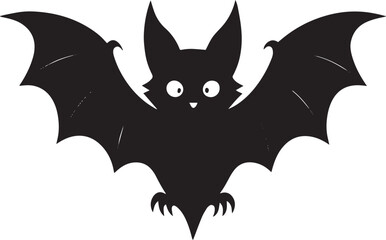  Halloween bat silhouette icon