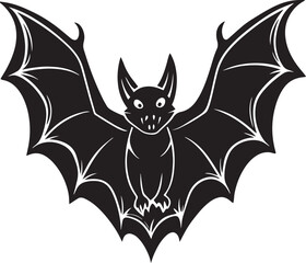  Halloween bat silhouette icon