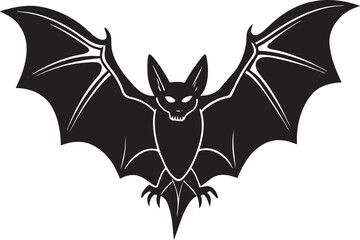  Halloween bat silhouette icon