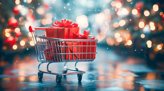 Black Friday, Cyber Monday, and Christmas sale, concept background, for shopping or discount promotion salet