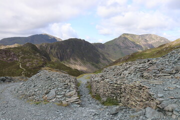 Lake district national park Buttermere fells