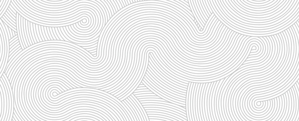 Elegant abstract geometric pattern circles seamless pattern.
