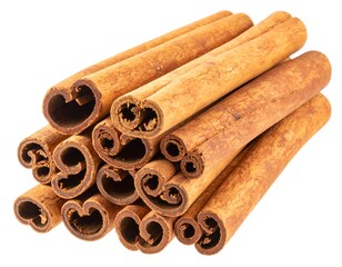 Cinnamon sticks clustered together