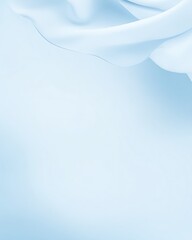 Abstract soft blue flowing fabric background