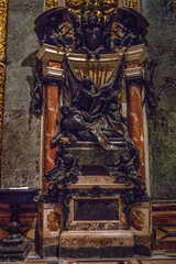 Views from the interior of St John's Co-Cathedral in Malta