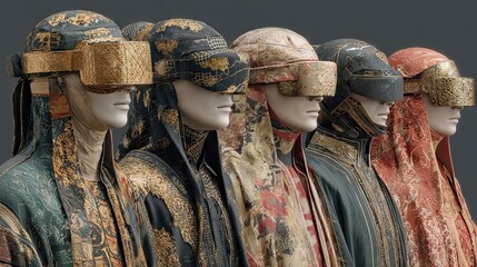 Futuristic Virtual Costumes for Gaming and Social Media