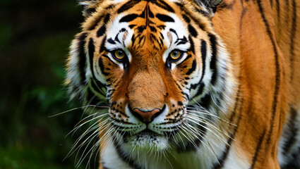 Fototapeta premium Close up of a Tiger s Face