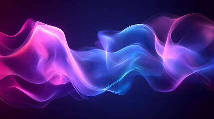 Obraz premium Contemporary digital wallpaper in minimal style, black surface with striking purple accents for desktop and creative design use